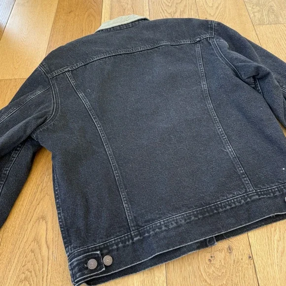 Vintage Lee Storm Rider Blanket Lined Denim Jacket Menās Medium - Picture 10 of 13